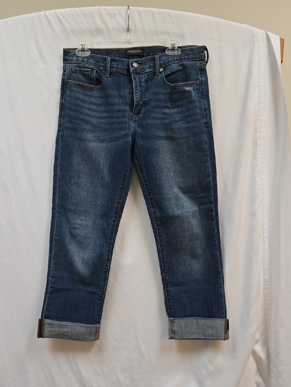 Banana Republic Dark Wash Cropped Ankle Jeans